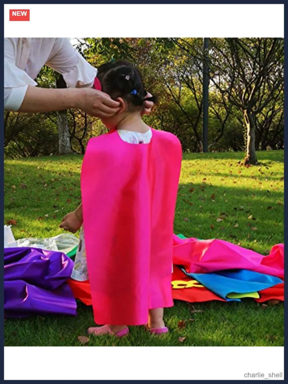Kids Superhero Capes and Masks Set 24 Players Pretend Play Party Favor Satin